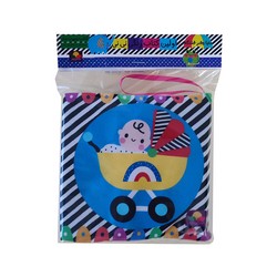 کتاب پارچه ای اولین کتاب رنگی نی نی سوت دار /ماه کوچولو
