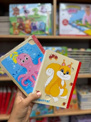 بازی _ کتاب پازل چوبی/تویز