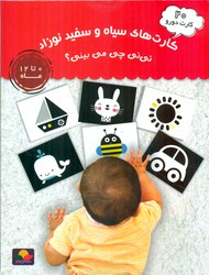 کارت سیاه و سفید نوزاد _ نی نی چی می بینی ؟ / ماه کوچولو