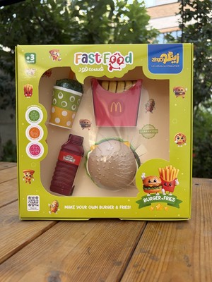 بازی _ ست فست فود _ برگر و سیب زمینی/زینگو